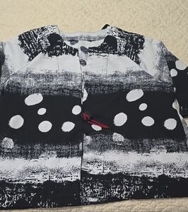 Ali Miles Black and White Blazer